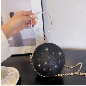 Couture Sphere Evening Crossbody with Chain Bag